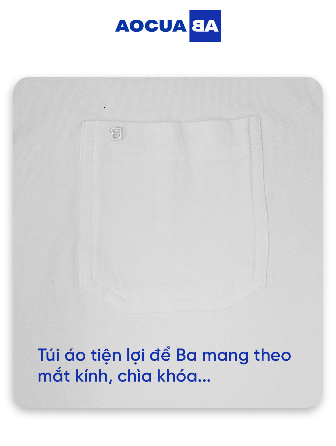 Áo Polo AOCUABA - Trắng trơn PLT