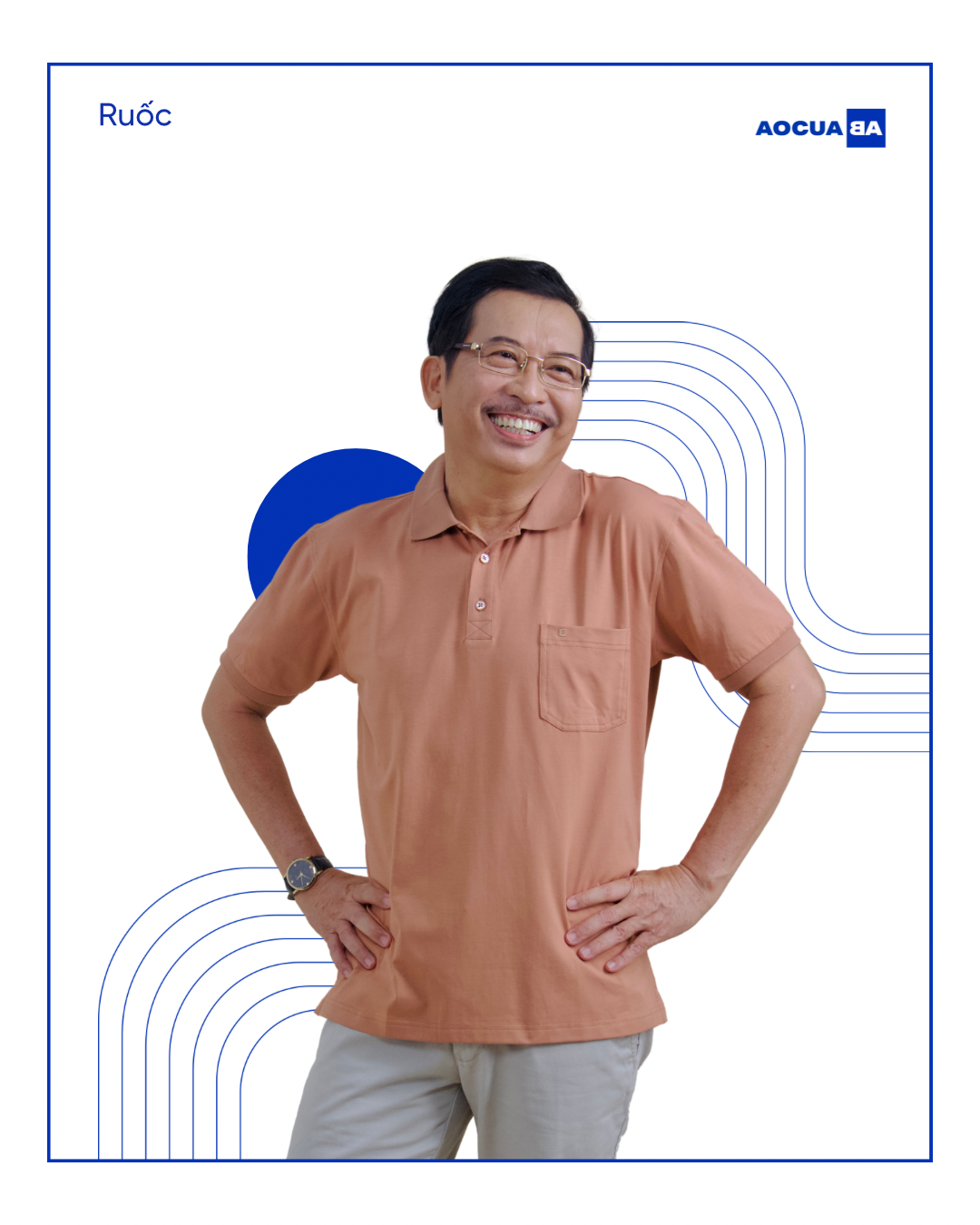 Áo Polo AOCUABA - Nâu trơn PTL