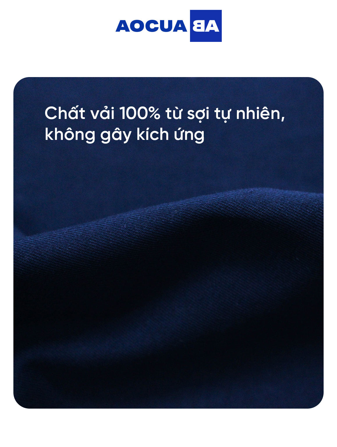 Áo Polo AOCUABA - Xanh Navy trơn PLT