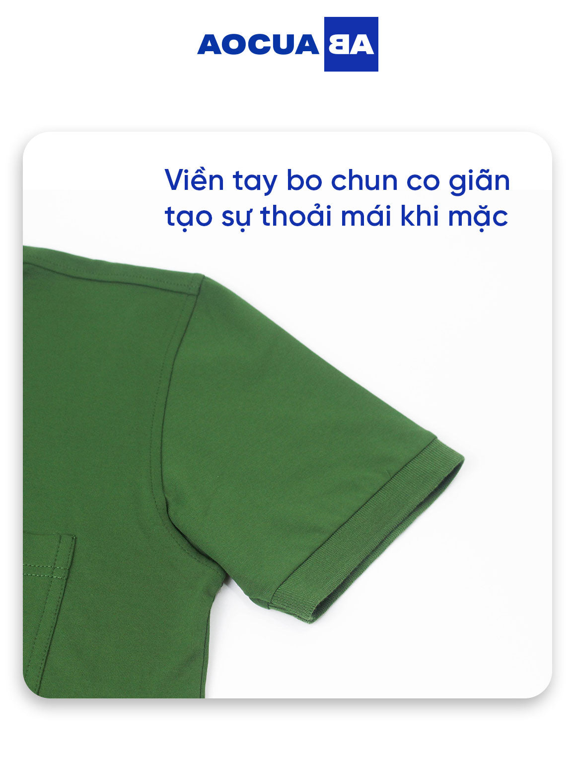 Áo Polo AOCUABA - Xanh Lá trơn PLT